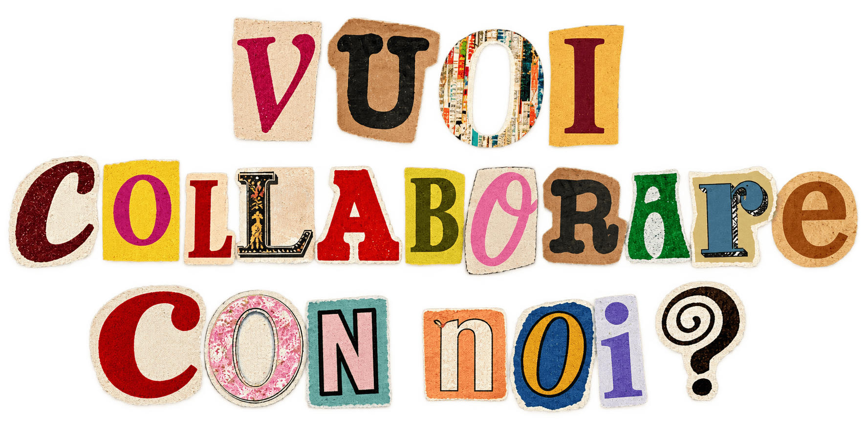 Vuoi collaborare con noi?